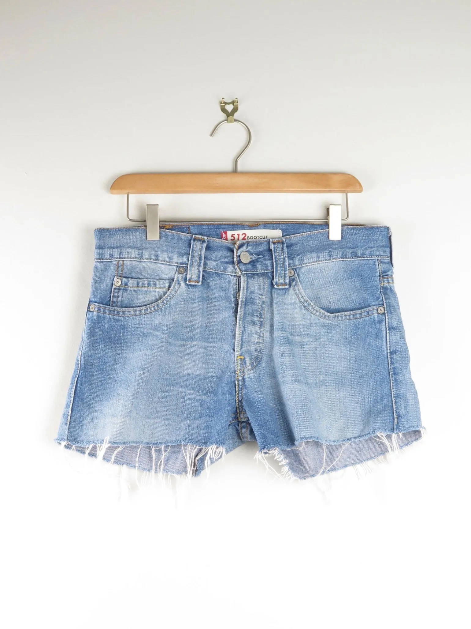 Vintage Levis 512 Denim Shorts 30" W