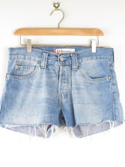Vintage Levis 512 Denim Shorts 30" W