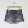 Vintage Levi’s Dark Grey Denim Shorts 28"