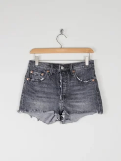 Vintage Levi’s Dark Grey Denim Shorts 28"
