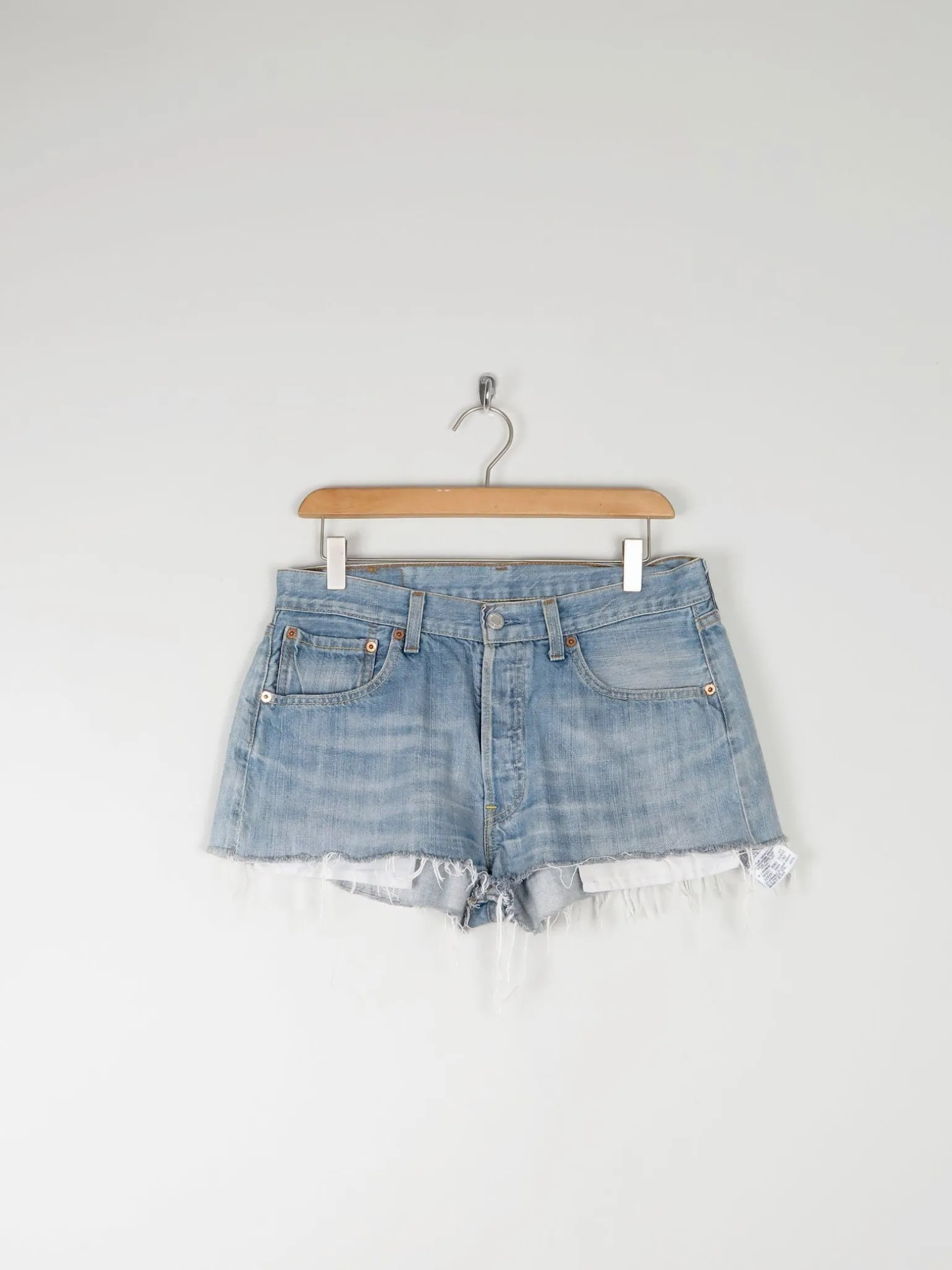 Vintage Levis 501s Blue Denim Shorts 32" W