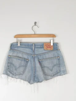 Vintage Levis 501s Blue Denim Shorts 32