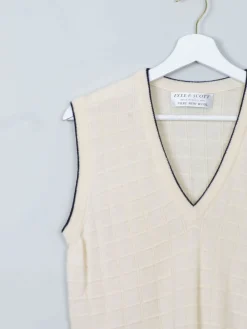 Vintage Lye & Scot Cream Tank Top S