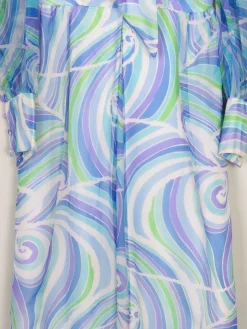 Vintage Maxi Dress Blue 6/8 XS