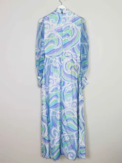 Vintage Maxi Dress Blue 6/8 XS