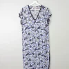Vintage Mushroom Printed Tunic Dress S/M