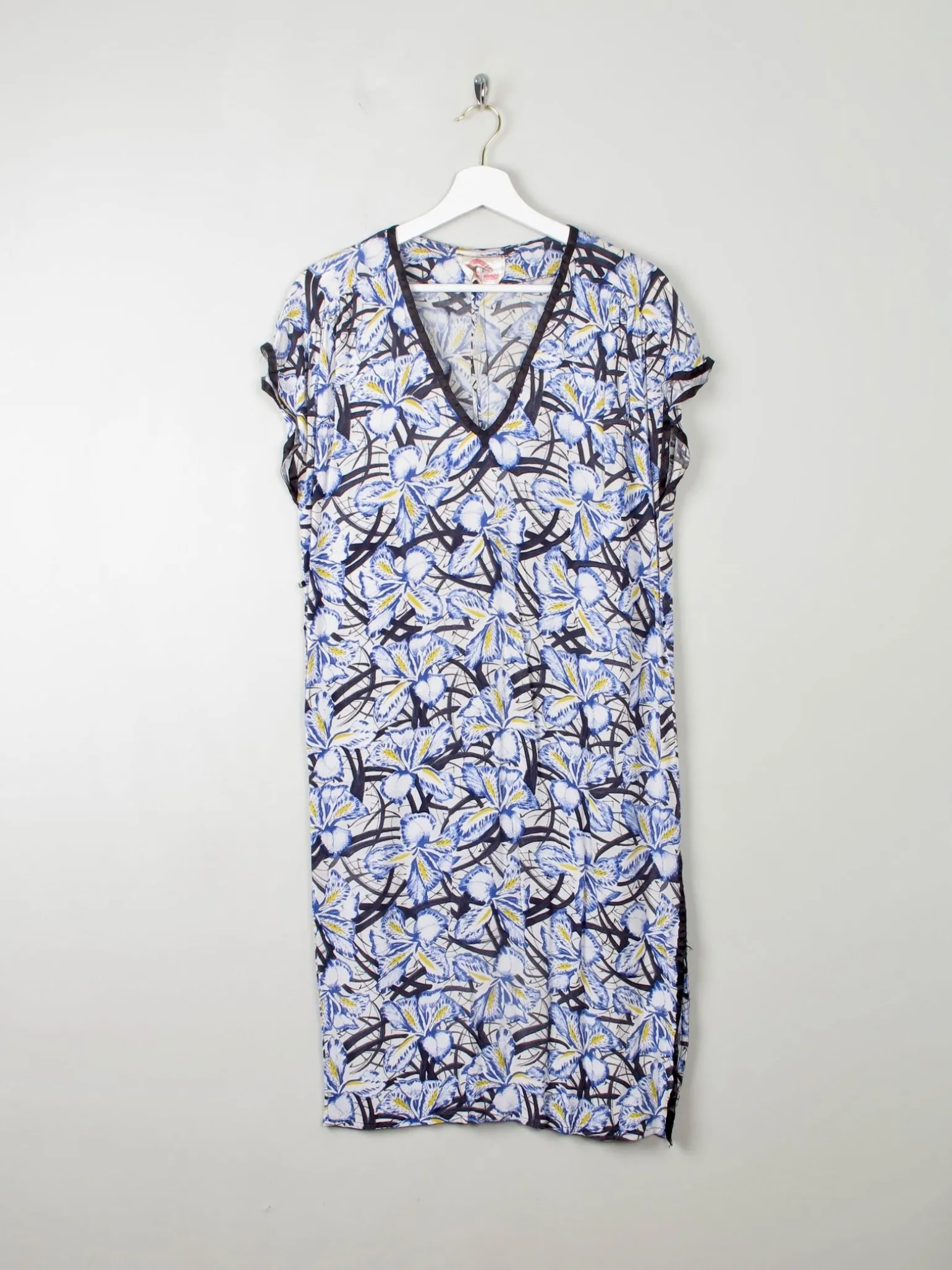 Vintage Mushroom Printed Tunic Dress S/M