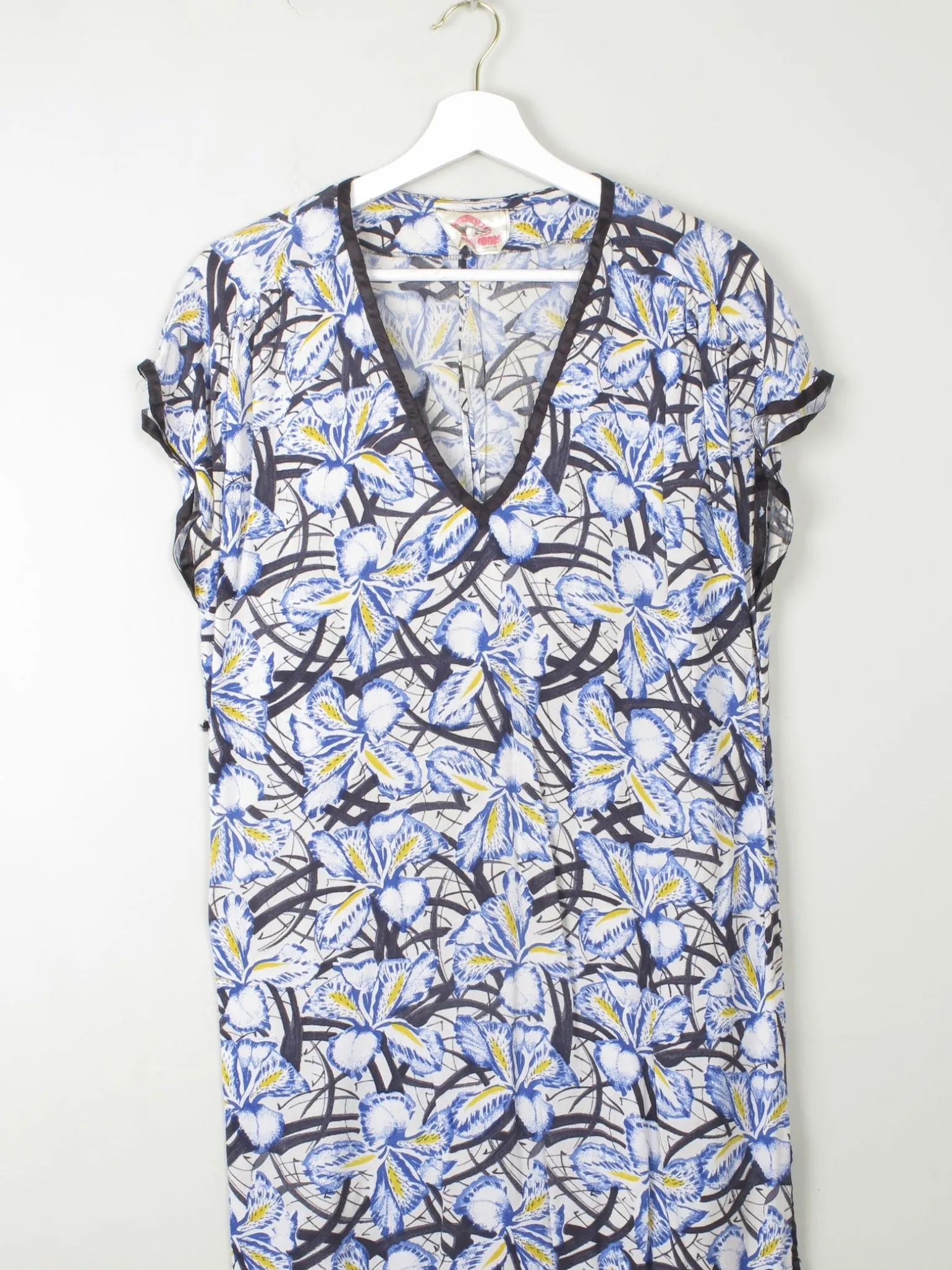 Vintage Mushroom Printed Tunic Dress S/M