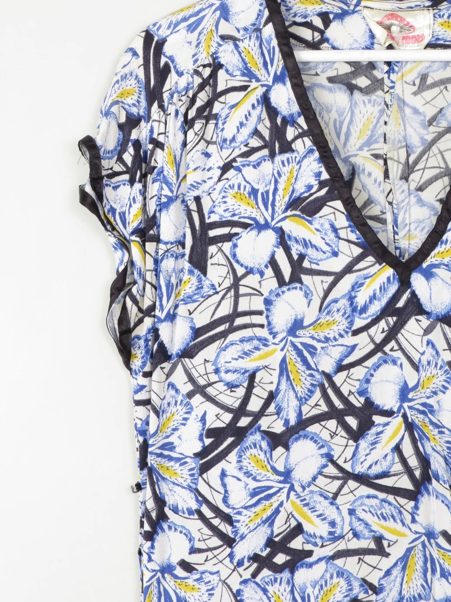 Vintage Mushroom Printed Tunic Dress S/M