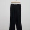 Vintage Navy Wool Trousers 29"W