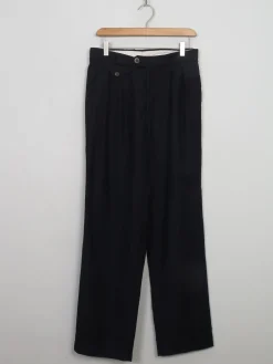 Vintage Navy Wool Trousers 29"W