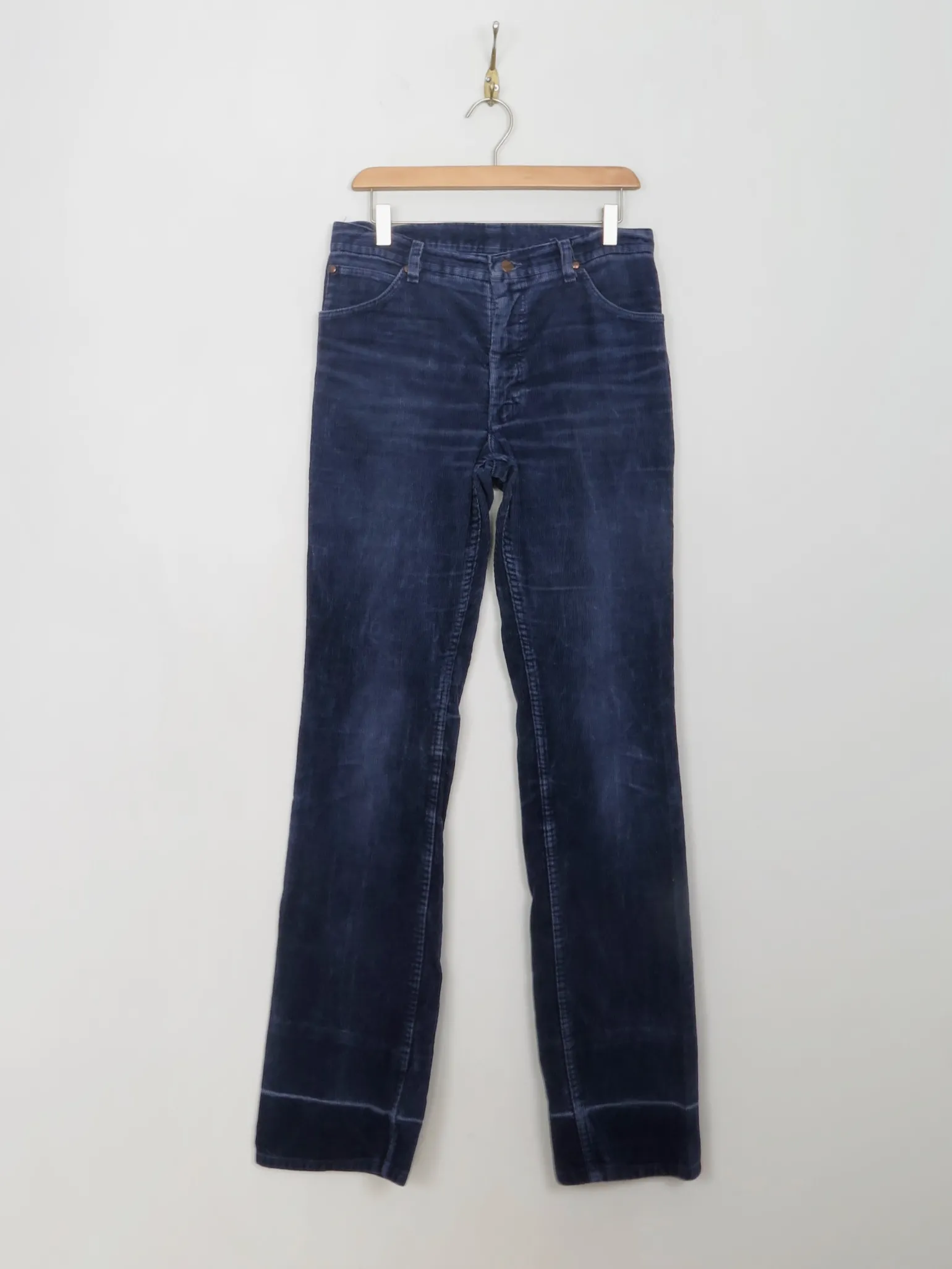 Vintage Navy Wrangler Cord Jeans 31" 36"