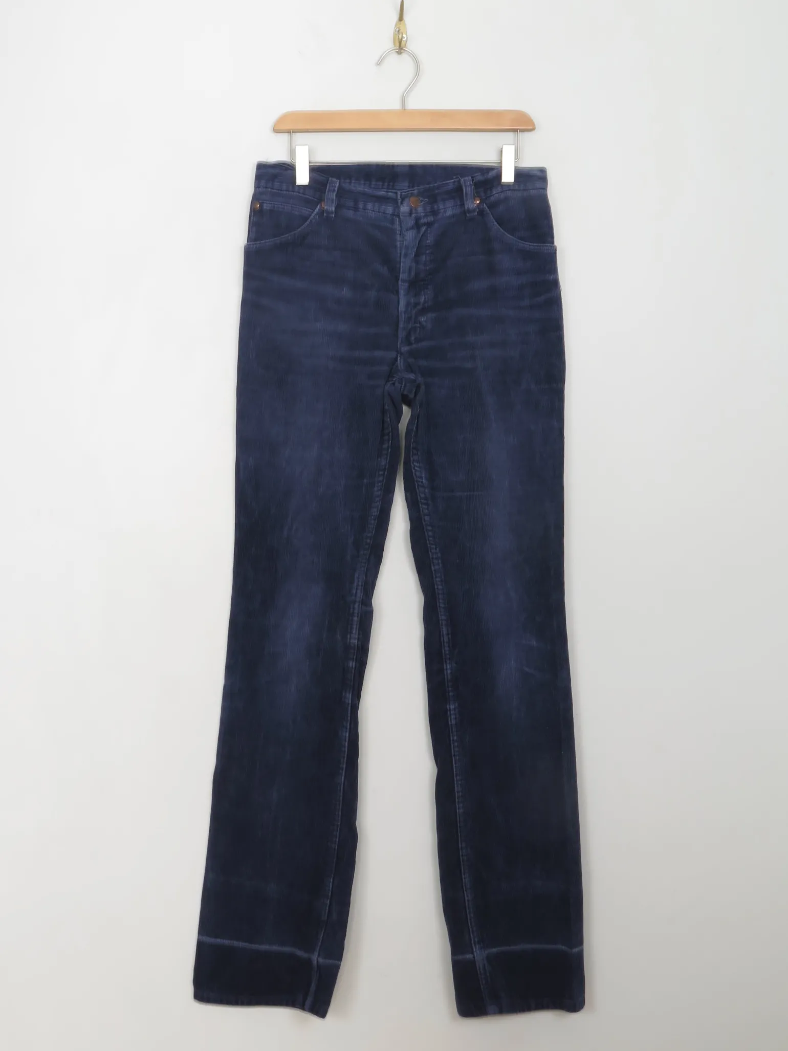 Vintage Navy Wrangler Cord Jeans 31" 36"