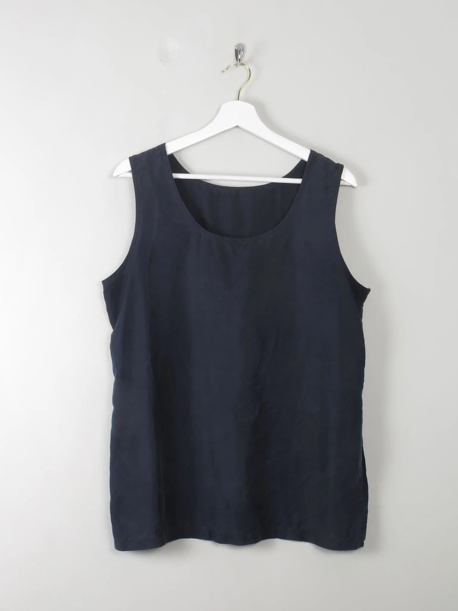 Vintage Navy/Black Vest Top L
