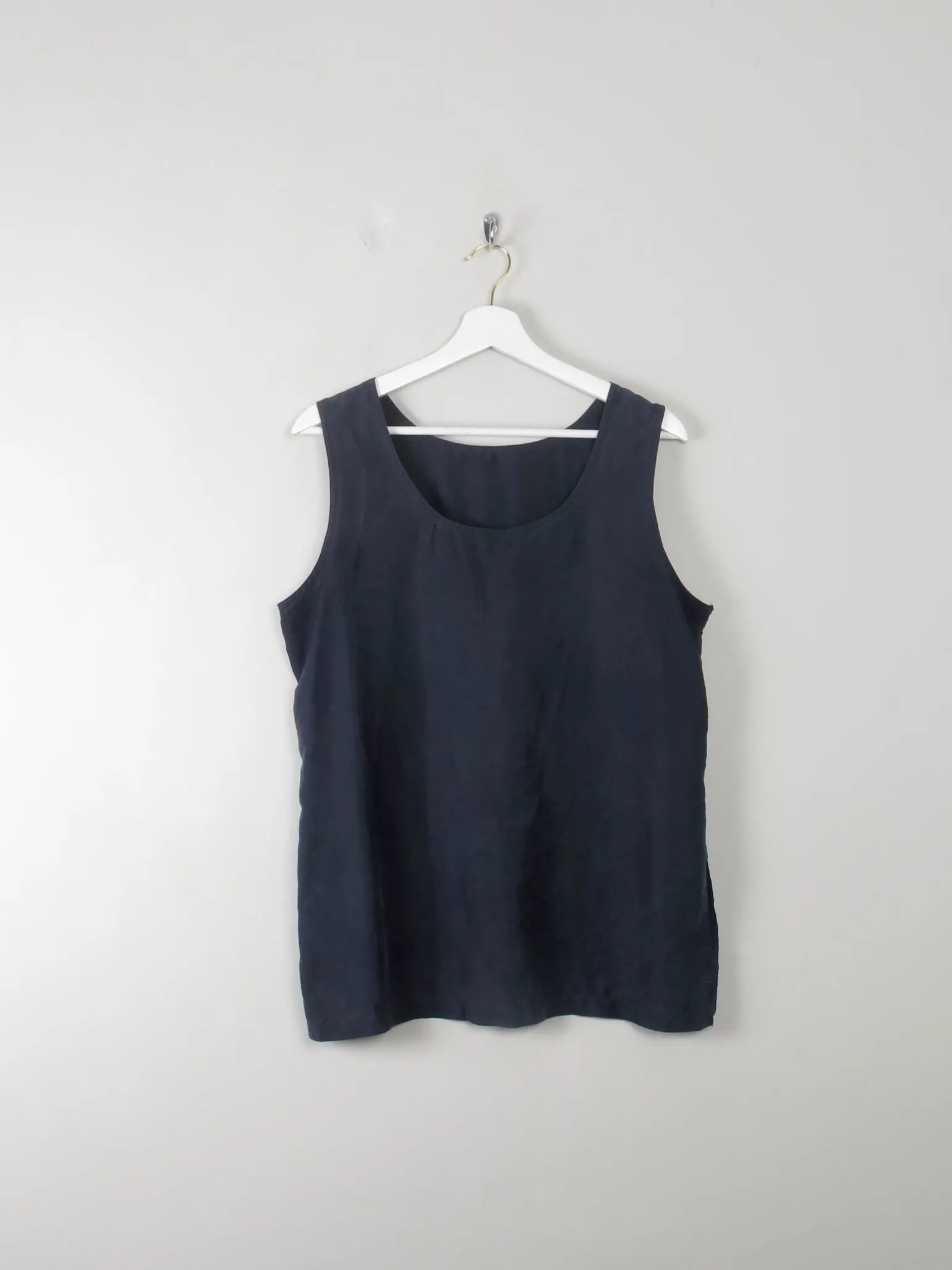 Vintage Navy/Black Vest Top L