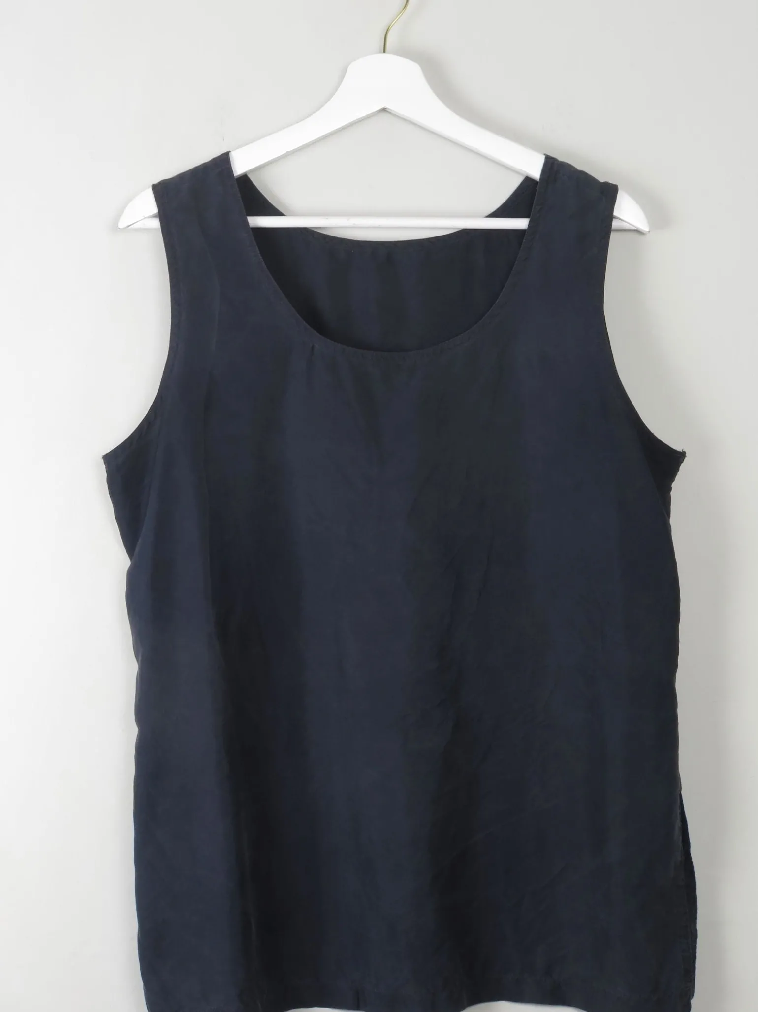 Vintage Navy/Black Vest Top L