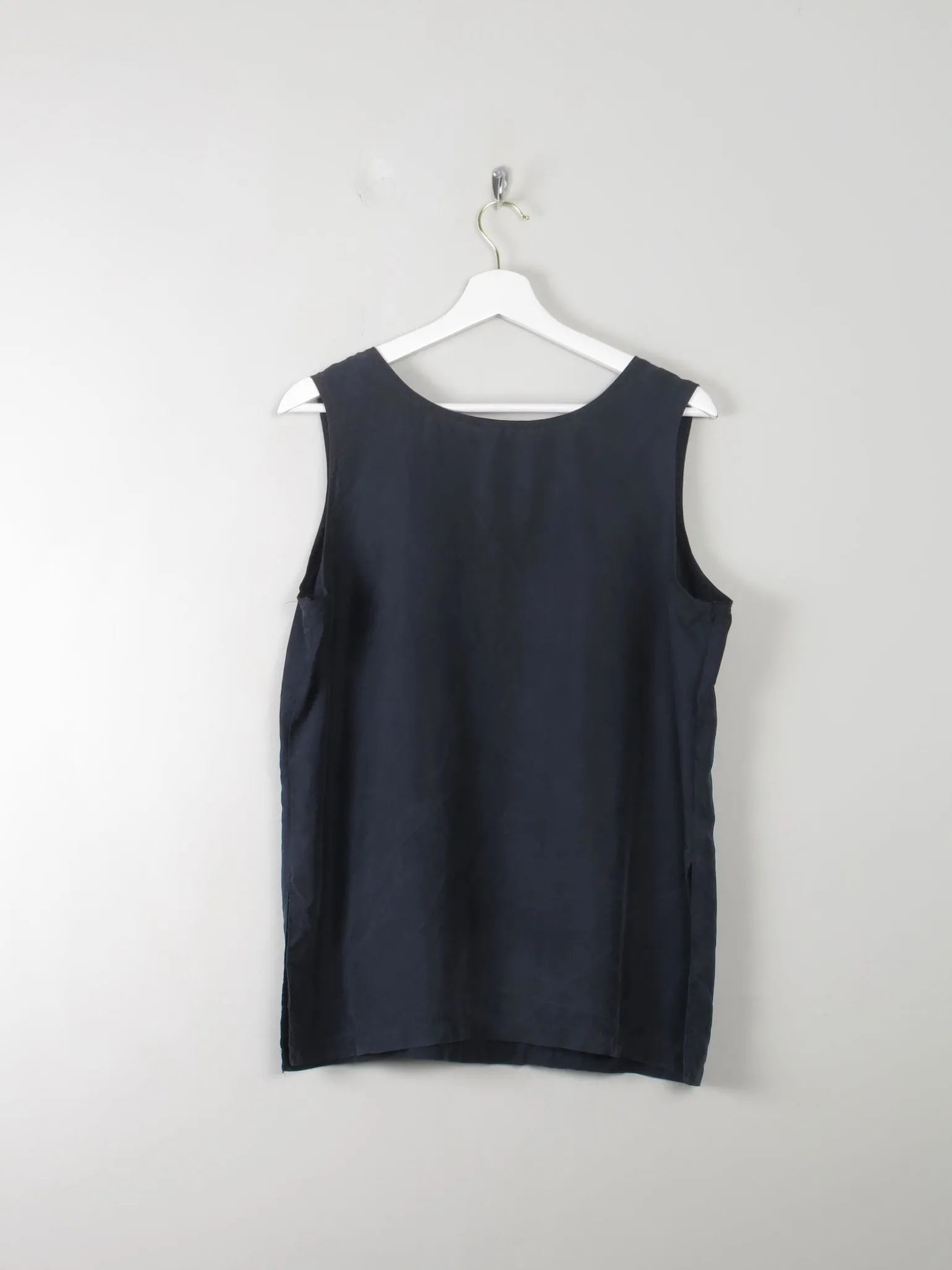 Vintage Navy/Black Vest Top L