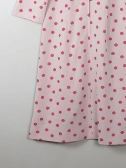 Vintage Pink Polka Dot Dress 10/12