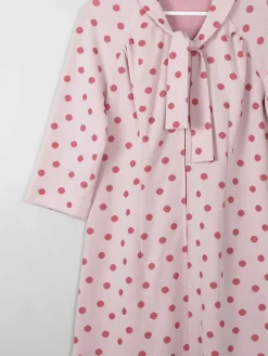 Vintage Pink Polka Dot Dress 10/12
