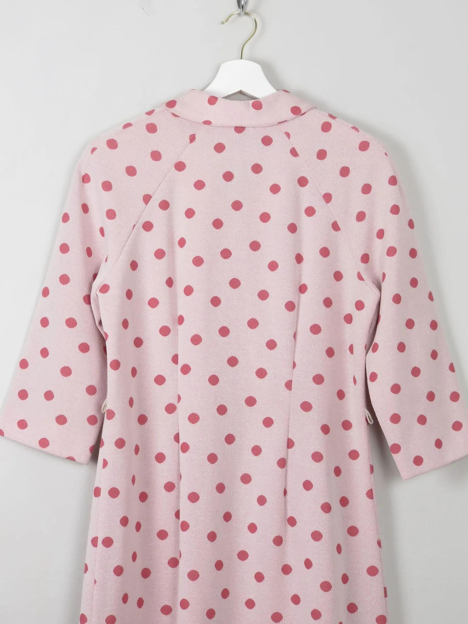 Vintage Pink Polka Dot Dress 10/12