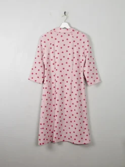 Vintage Pink Polka Dot Dress 10/12
