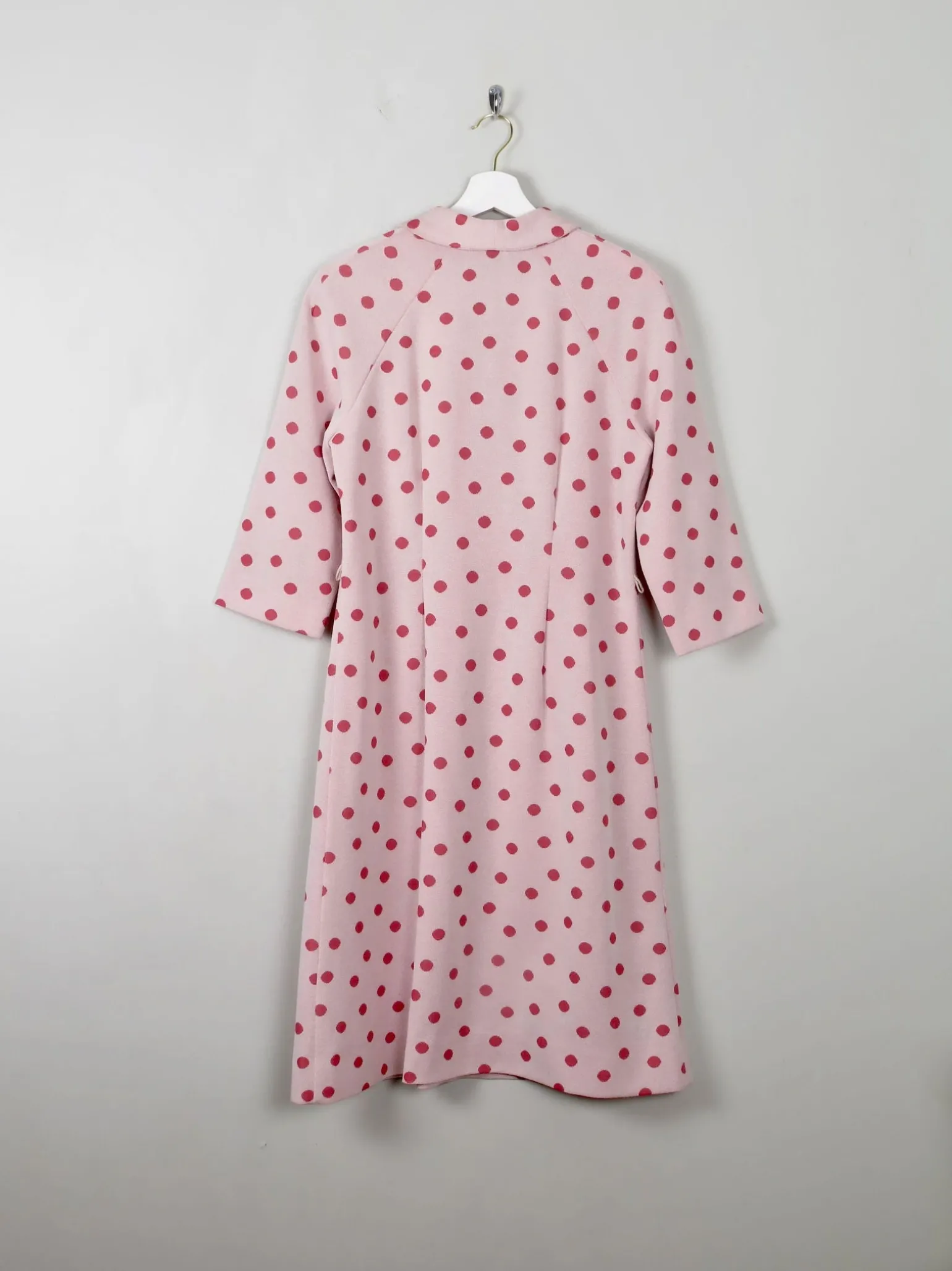 Vintage Pink Polka Dot Dress 10/12