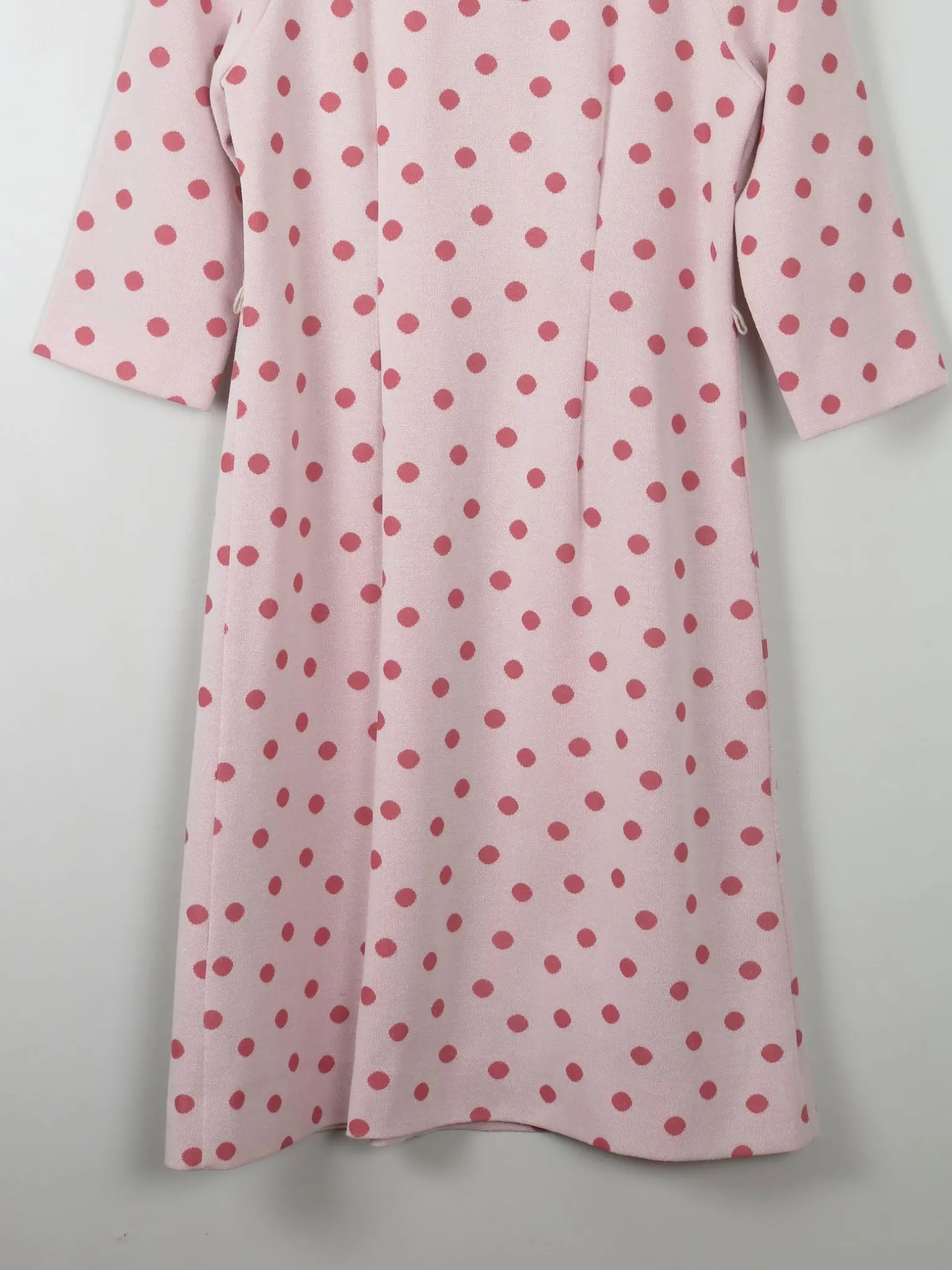 Vintage Pink Polka Dot Dress 10/12