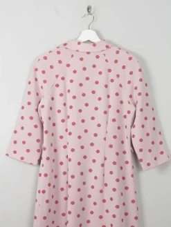 Vintage Pink Polka Dot Dress 10/12