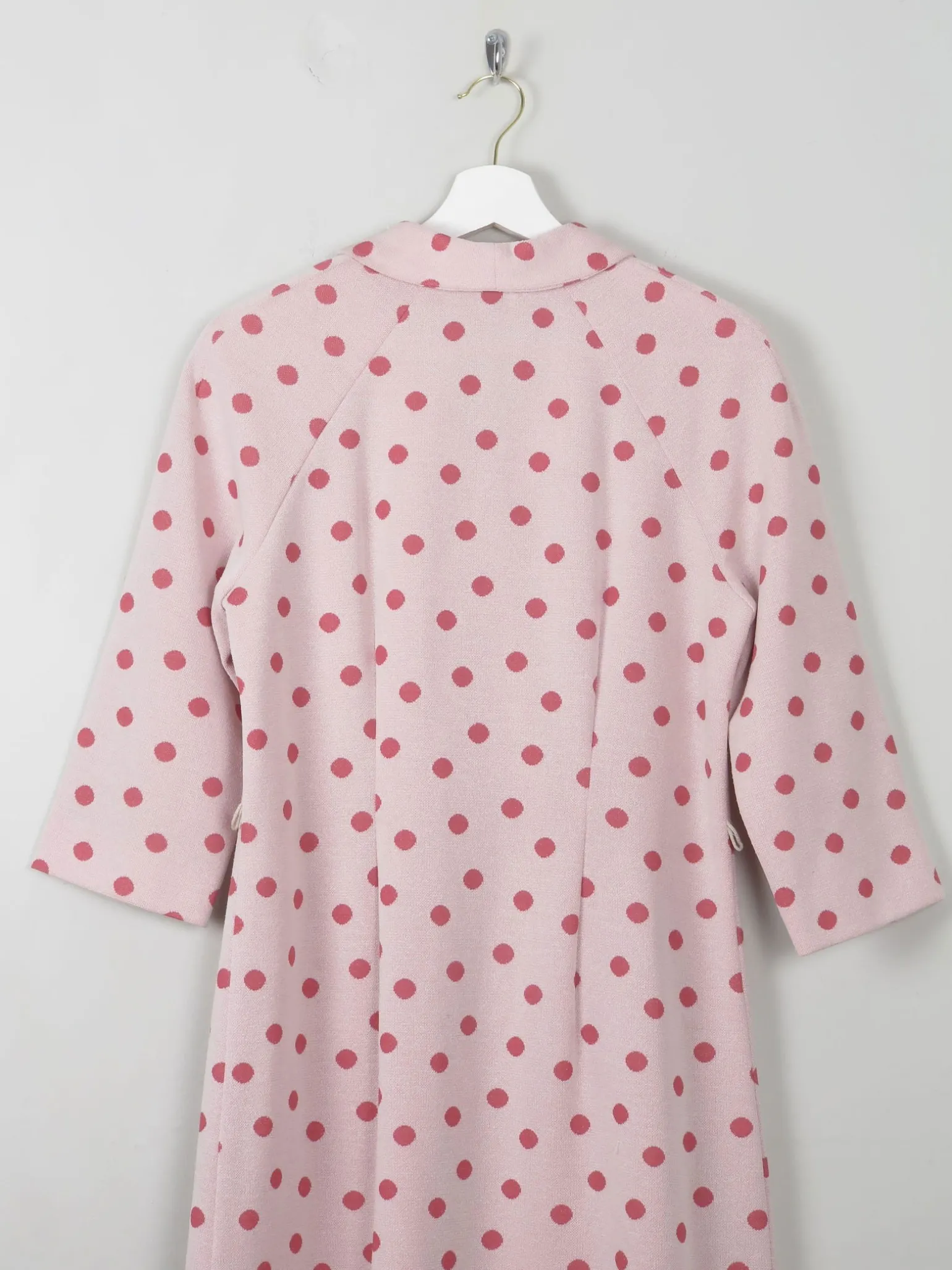 Vintage Pink Polka Dot Dress 10/12