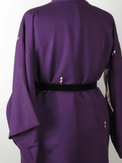 Vintage Plum Silk Kimono M