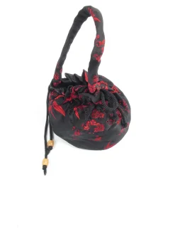 Vintage Pouch Bag Chinese Silk
