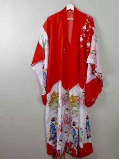 Vintage Printed Kimono S-L