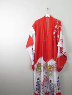 Vintage Printed Kimono S-L