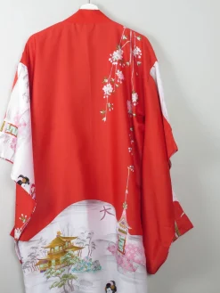 Vintage Printed Kimono S-L