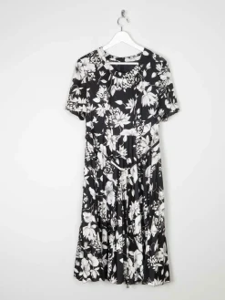 Vintage Printed 1970s Midi Dress L/XL