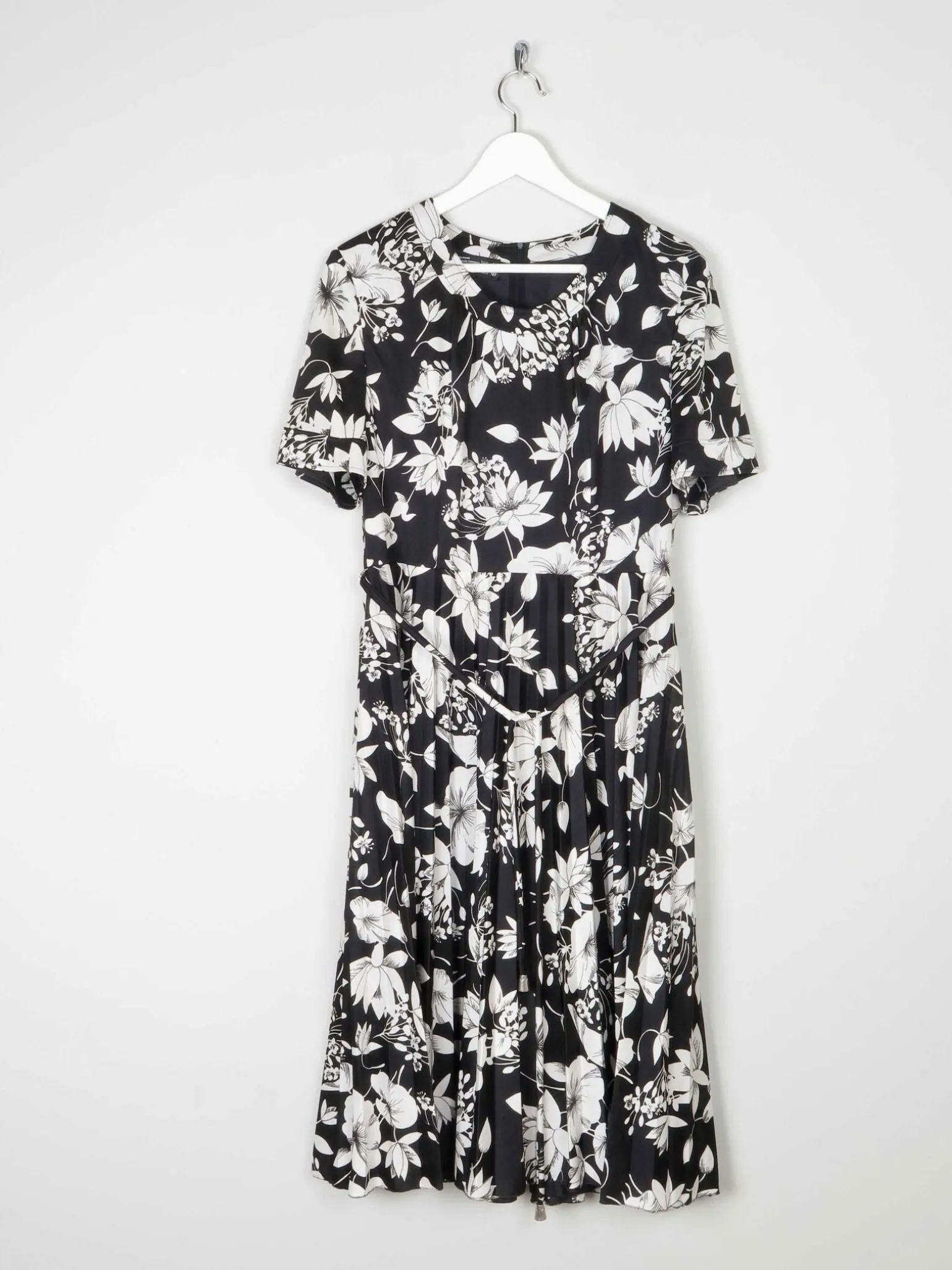 Vintage Printed 1970s Midi Dress L/XL