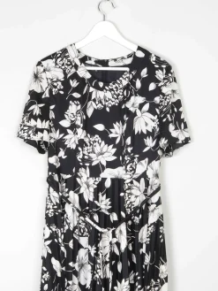 Vintage Printed 1970s Midi Dress L/XL