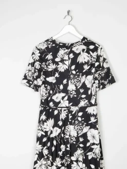 Vintage Printed 1970s Midi Dress L/XL