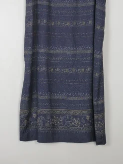 Vintage Printed Silk Skirt By Talbots L