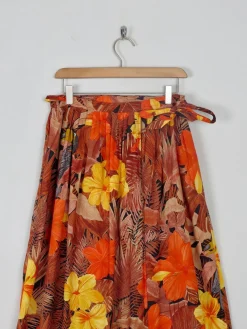 Vintage Printed Skirt S