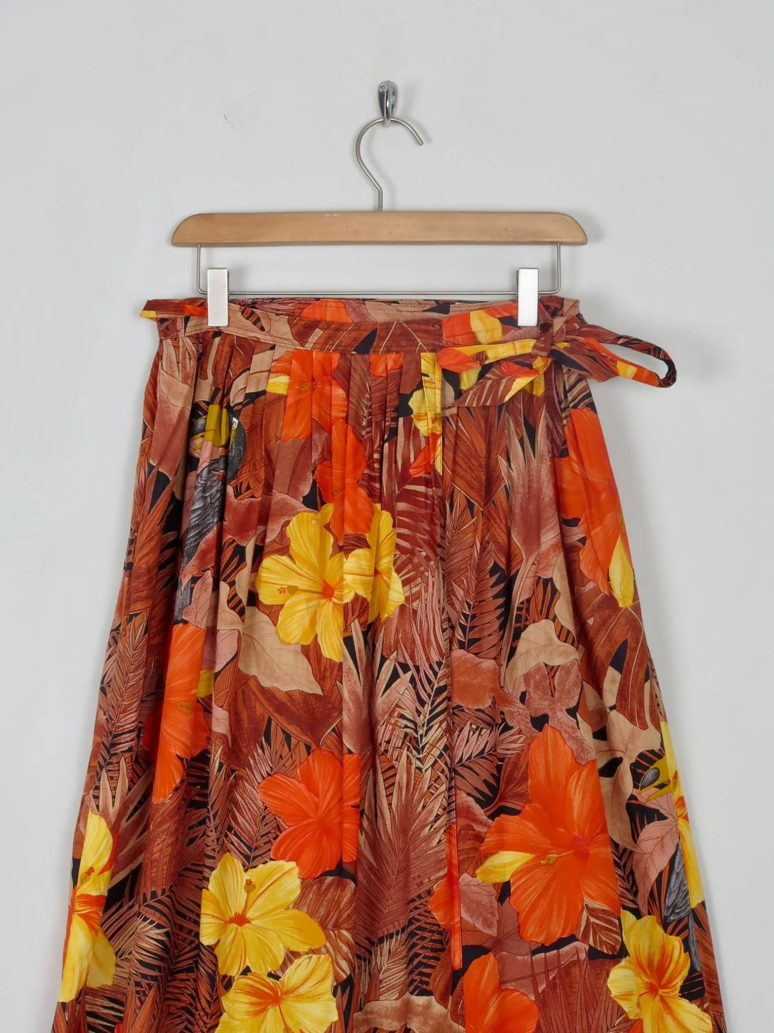 Vintage Printed Skirt S