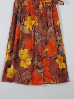 Vintage Printed Skirt S