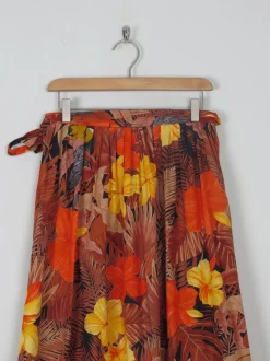 Vintage Printed Skirt S