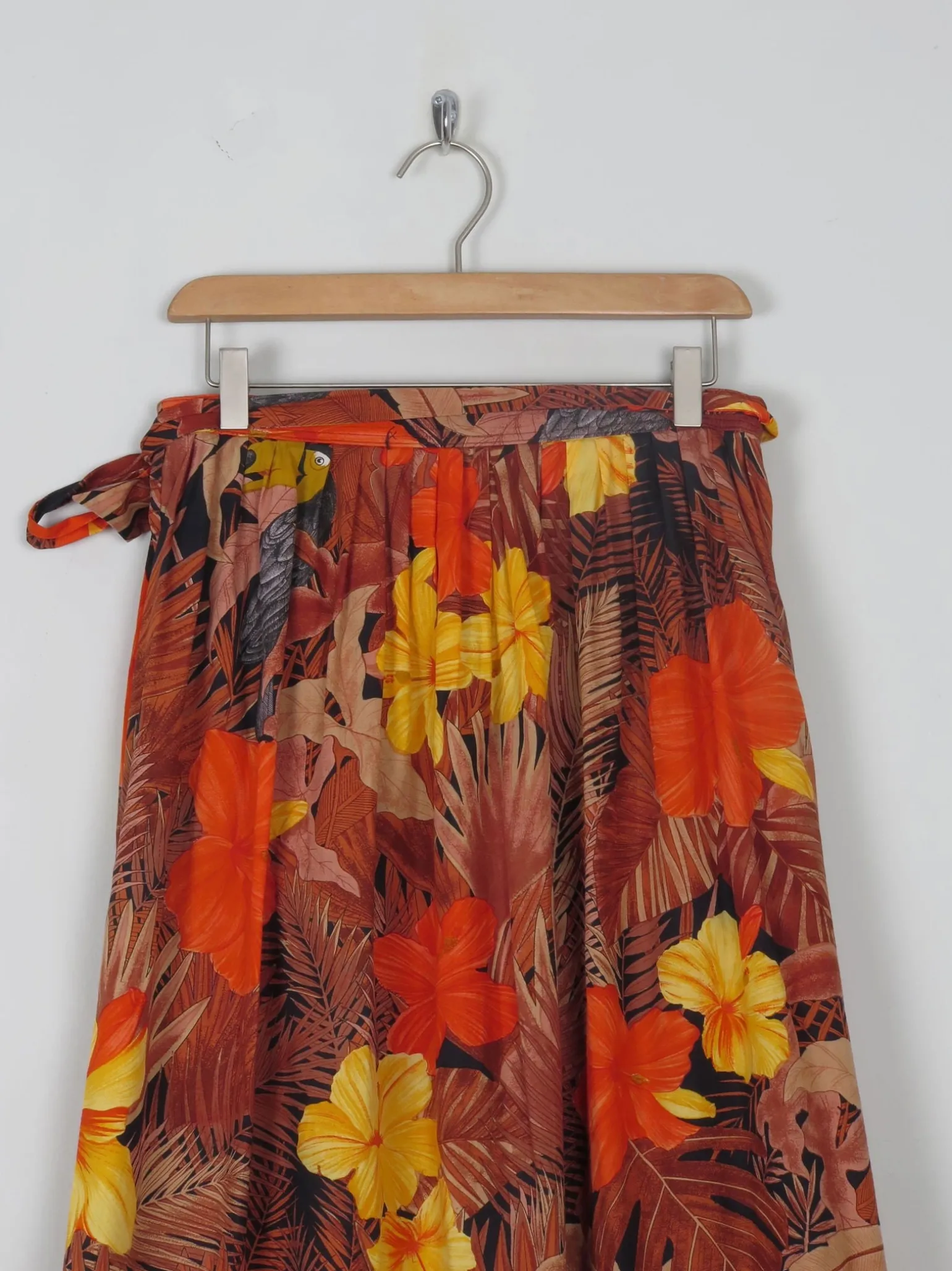 Vintage Printed Skirt S