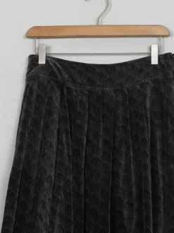 Vintage Printed Velvet Full Skirt 27