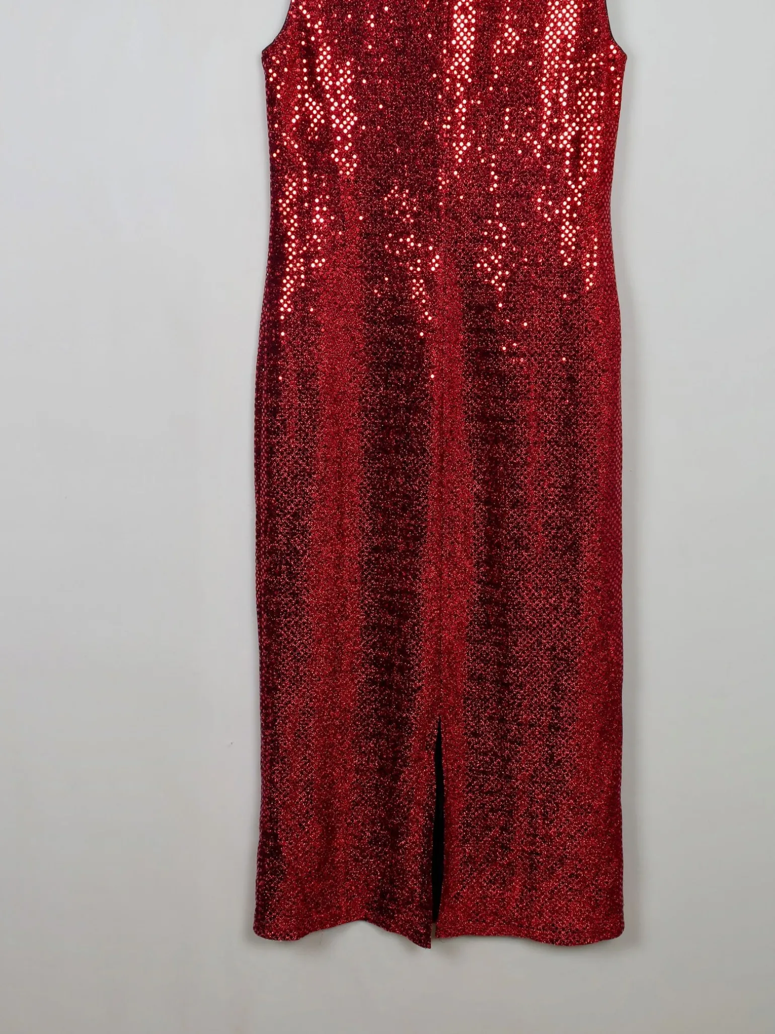 Vintage Red Sequin Dress 14