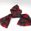 Vintage Red Tartan Scarf