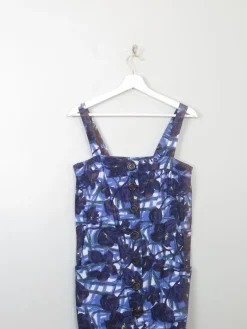 Vintage Retro Floral Tara Jamon Dress XS
