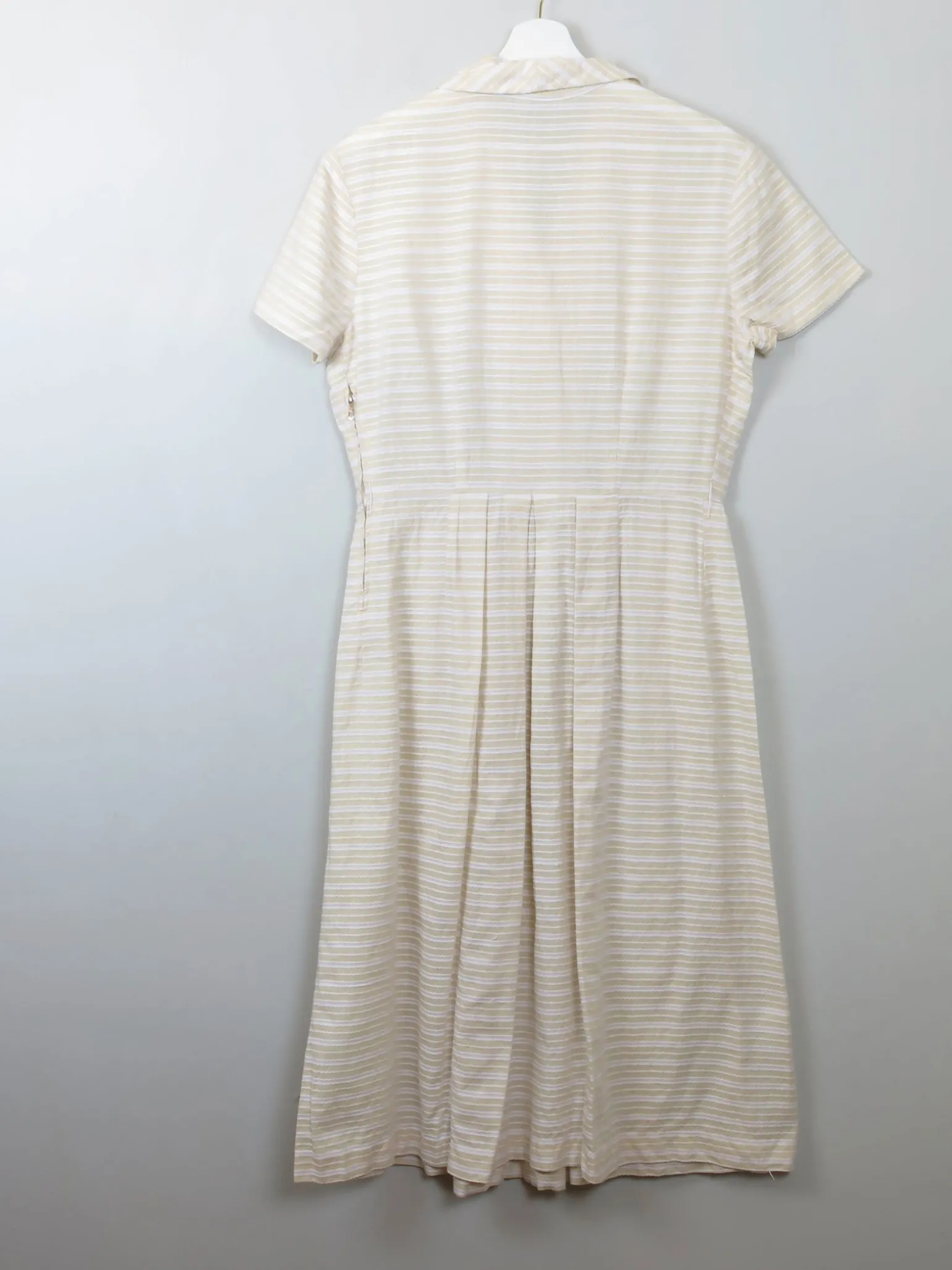 Vintage 1950s Buttermilk Dress M