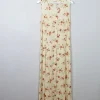 Vintage 90s Floral Buttermilk Dress S